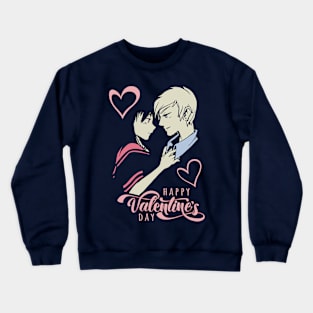 Valentine's Day Lovers Anime Cartoon Gift For The Adopted Crewneck Sweatshirt